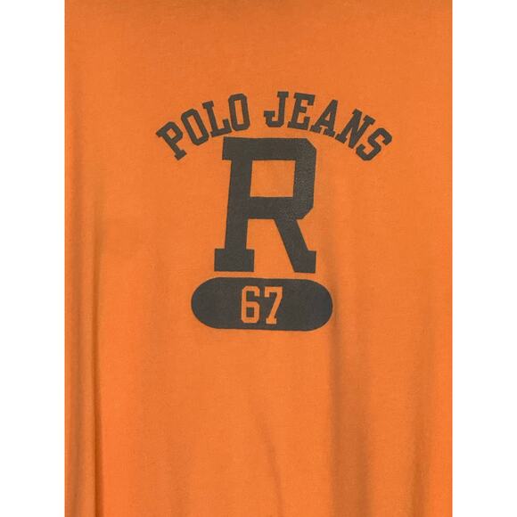 Polo Jeans Company orange graphic long sleeves tee size Medium - Picture 5 of 9